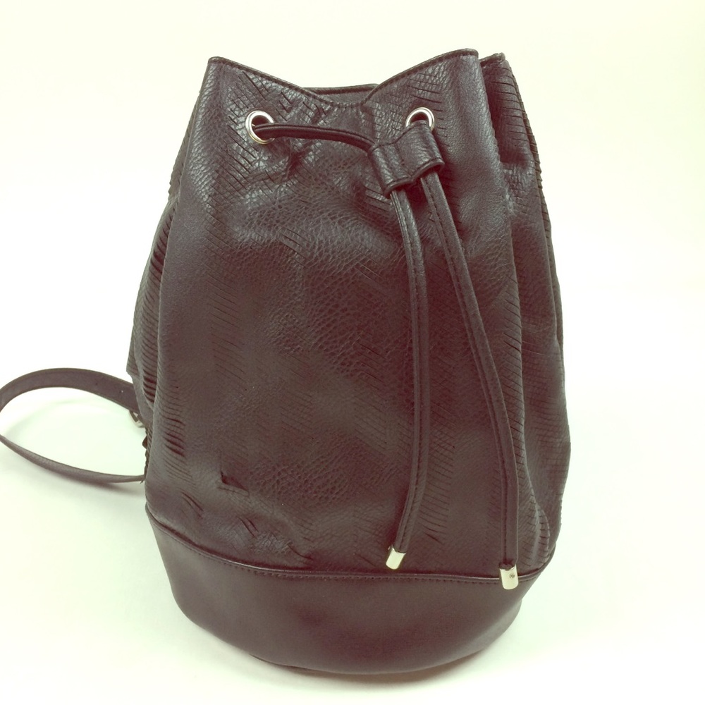 BCBGeneration Cinch Faux Leather Backpack